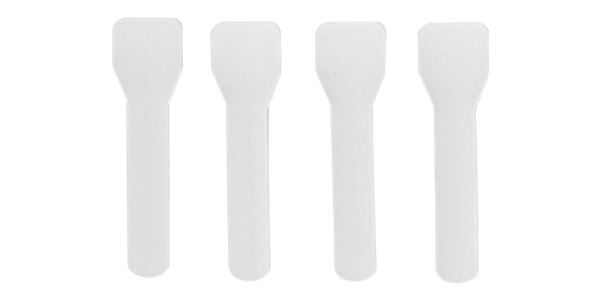 Supa Gelato Paper Spoons - White